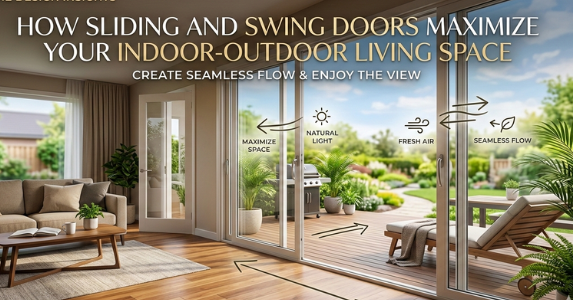 how your sliding and swing doors maximize your indoor -outdoor living space
